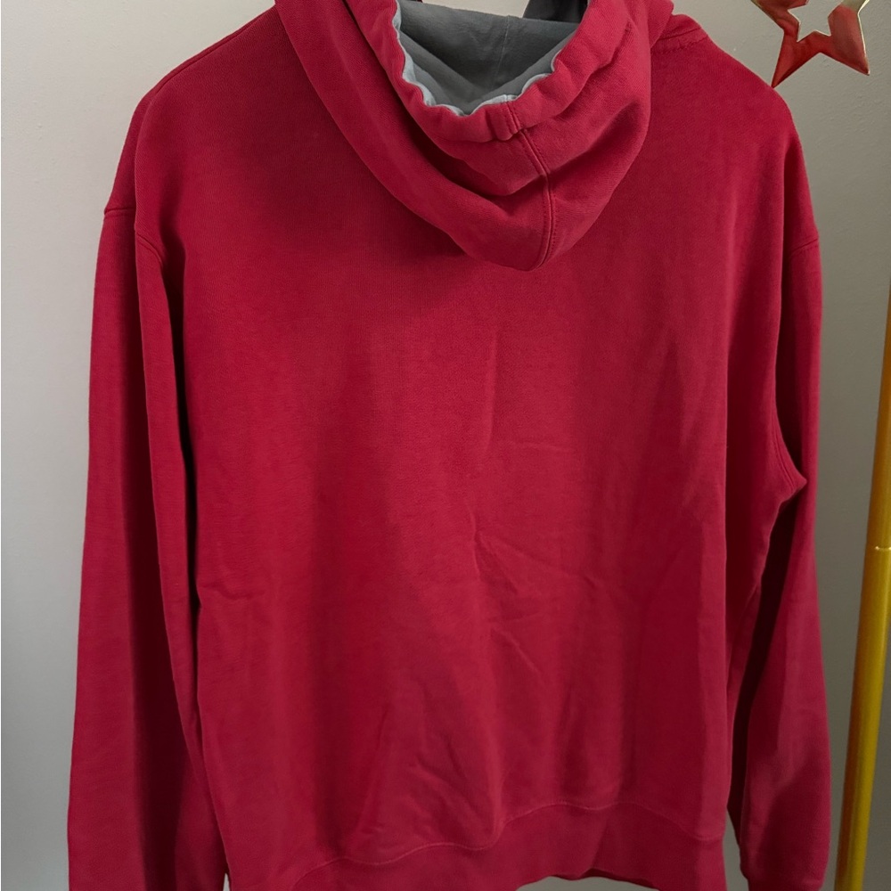 Vintage Y2K Ohio State Buckeyes Hoodie Red Embroidered Spellout M - Picture 4 of 5